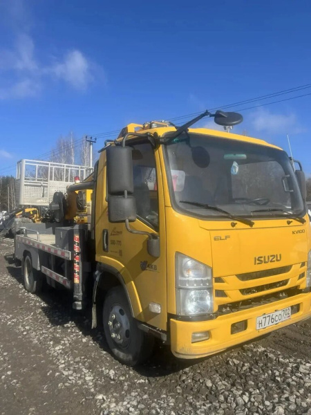 Isuzu ELF 5.5 Автовышка ELF KV100 — Б/У, 2024 г.