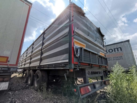 Планета 5529Т1 Полуприцеп зерновоз — Б/У, 2023 г.
