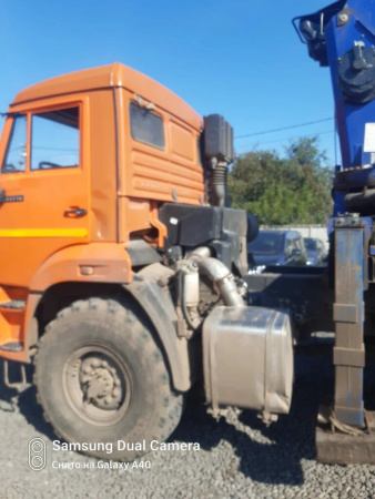 Агропромсервис 4382 на шасси КамАЗ 43118 6x6 Бортовой с КМУ 438240-02 — Б/У, 2022 г.