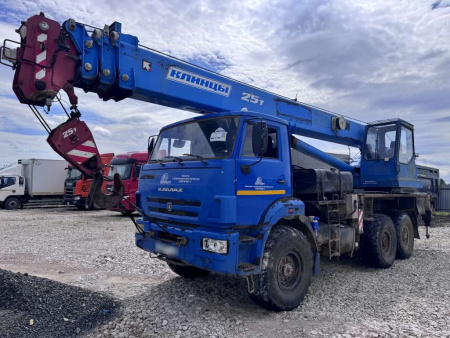 Галичский автокрановый завод (ГАКЗ) КС-55713* на шасси КамАЗ 43118 6x6 Автокран — Б/У, 2015 г.
