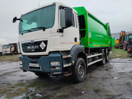 Завод специальной техники GPM на шасси MAN TGS 6x4 Мусоровоз GPM IV 22H25P — Б/У, 2018 г.