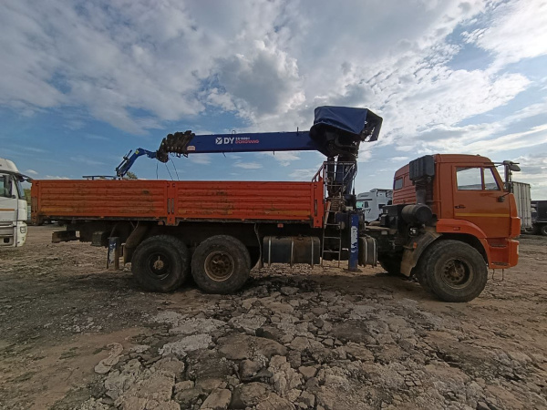 Агропромсервис 4382 на шасси КамАЗ 43118 6x6 Бортовой с КМУ 438240-02 — Б/У, 2022 г.
