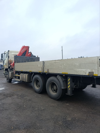 ТК ЛИФТ 7066 на шасси FAW CA 3250 6x4 Бортовой с КМУ 7066-F8 — Б/У, 2023 г.