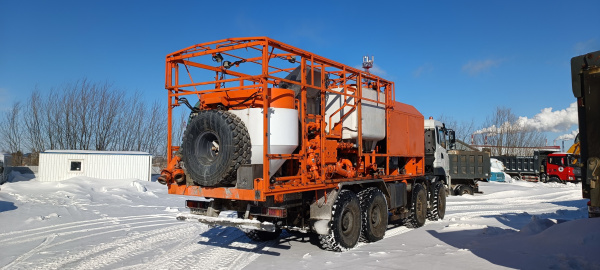 ХАНТ 8051В2Х* на шасси ХАНТ 8x8 Агрегат цементировочный — Б/У, 2022 г.