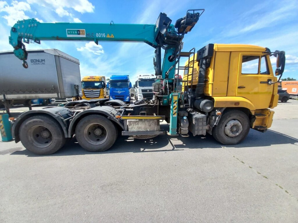 КамАЗ 65116 6x4 Седельный тягач с КМУ 4305С1 — Б/У, 2024 г.