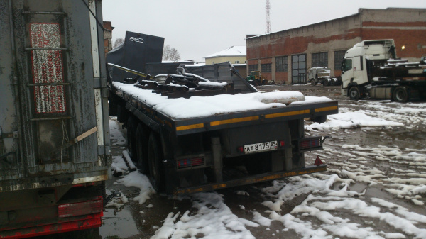 САВ (СпецАвто-Восток) 9318 Полуприцеп тяжеловоз 3 оси 93183RE6 — Б/У, 2023 г.