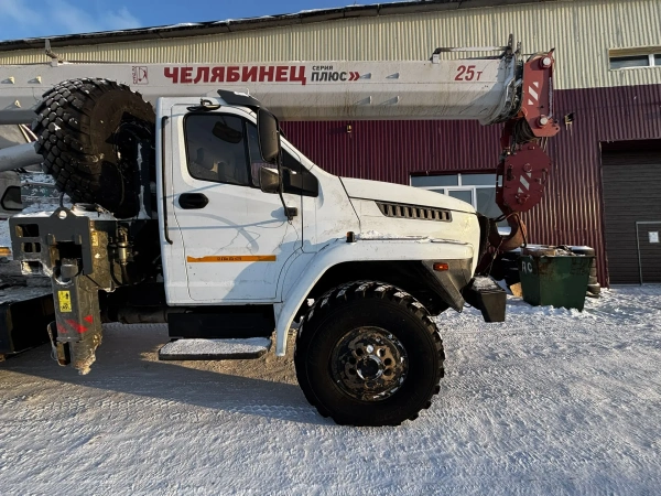 Челябинский механический завод (ЧМЗ) КС-5573 на шасси Ural NEXT 4320 6x6 Автокран 6929H0-1 — Б/У, 2022 г.