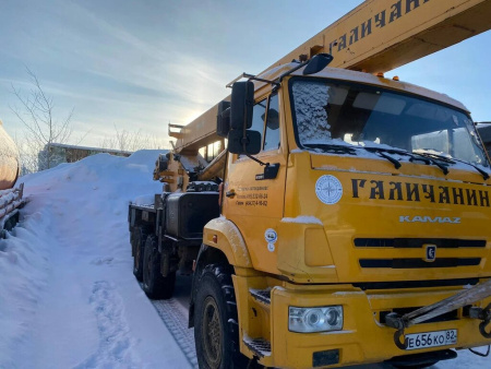Галичский автокрановый завод (ГАКЗ) КС-55713 на шасси КамАЗ 43118 6x6 Автокран КС-55713-5 — Б/У, 2016 г.