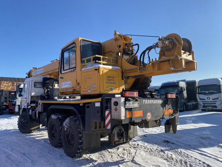 Галичский автокрановый завод (ГАКЗ) КС-55713 на шасси КамАЗ 43118 6x6 Автокран КС-55713-5В — Б/У, 2018 г.
