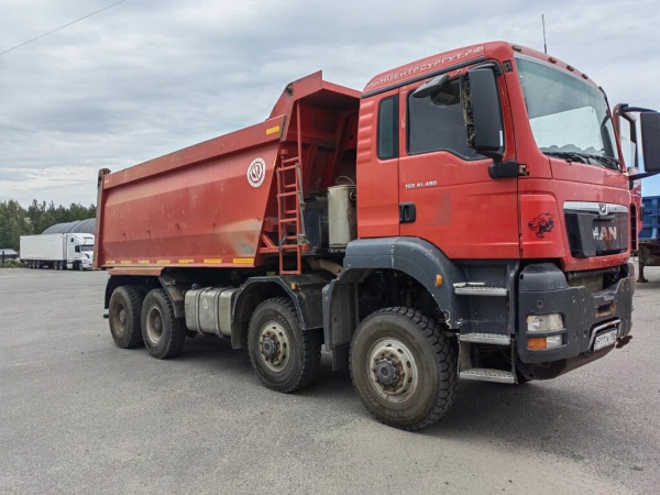 Бецема БЦМ-59 на шасси MAN TGS 8x8 Самосвал — Б/У, 2017 г.