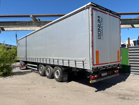 BONUM 9142 Полуприцеп шторный 914296-04 — Б/У, 2024 г.