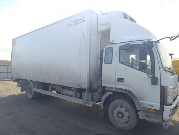 JAC N120 Изотермический/рефрижератор с гидробортом 7712К-0000010-03 — Б/У, 2024 г.
