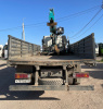 FAW J6 6x4 Бортовой с КМУ 78F302 — Б/У, 2024 г.