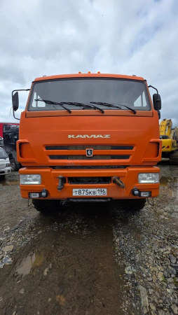КамАЗ 43118 6x6 Бортовой с КМУ 438240-02 — Б/У, 2022 г.