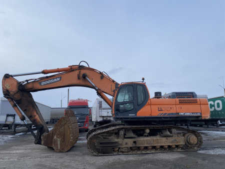 Doosan DX480 Экскаватор DX480LCA — Б/У, 2017 г.