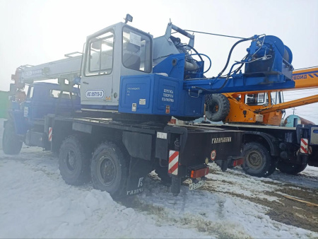 Галичский автокрановый завод (ГАКЗ) КС-55713 на шасси Ural 4320 6x6 Автокран КС-55713-3В-1 — Б/У, 2022 г.