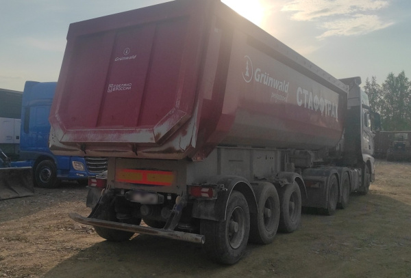 GRUNWALD 9453 Полуприцеп самосвальный — Б/У, 2021 г.