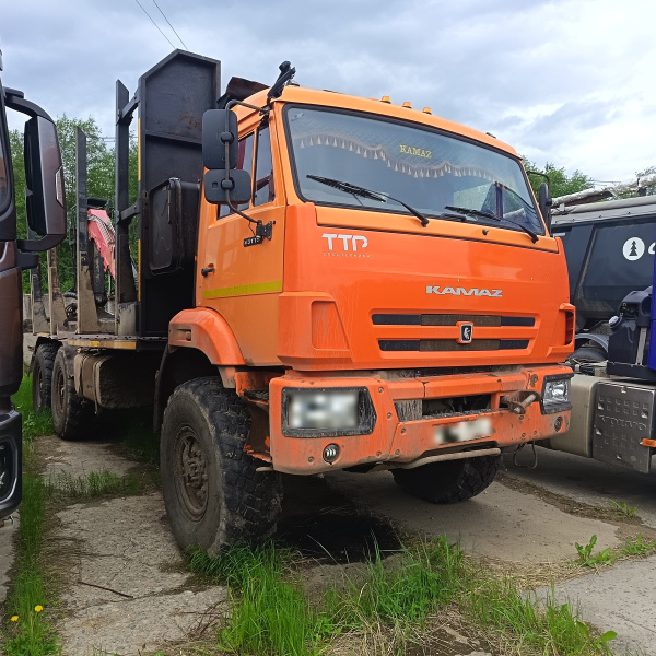 КАМАЗ 43118 6x6 Сортиментовоз с КМУ — Б/У, 2022 г.
