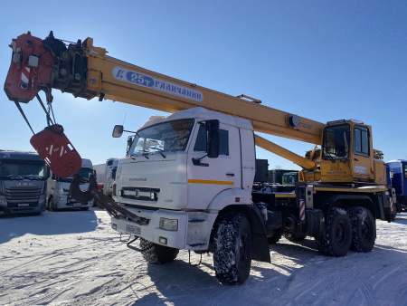 Галичский автокрановый завод (ГАКЗ) КС-55713 на шасси КамАЗ 43118 6x6 Автокран КС-55713-5В — Б/У, 2018 г.