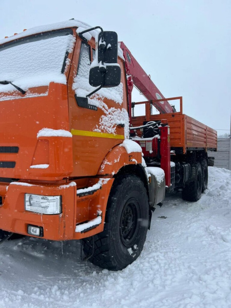 Агропромсервис 4382 на шасси КамАЗ 43118 6x6 Бортовой с КМУ 438240-02 — Б/У, 2023 г.